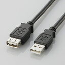 エレコム USB2.0延長ケーブル U2C-E20BK(2)