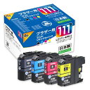 ジット brother LC111-4PK 4色セット対応 ジットリサイクルインクカートリッジ JIT-B1114P 4色パック(BK/C/M/Y)