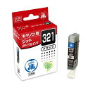 ジット Canon BCI-321BK 写真ブラック対応 ジットリサイクルインクカートリッジ JIT-C321B ブラック
