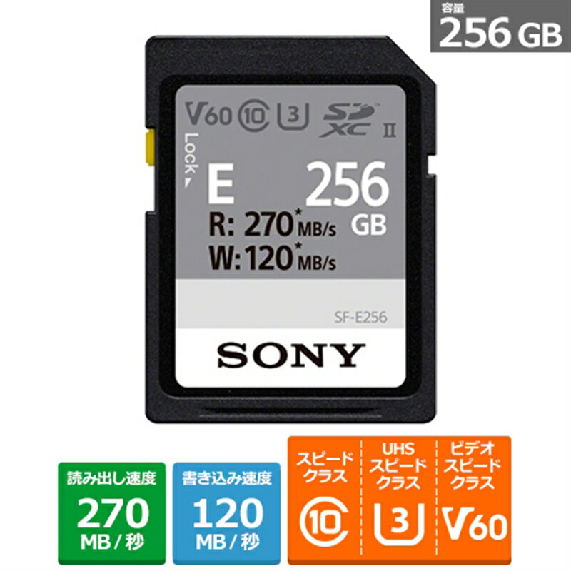楽天市場】ソニー sony sdxc メモリーカード 256gb sf-e256の通販 楽天市場】ソニー sony sdxc メモリーカード 256gb sf-e256の通販