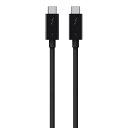 Belkin(ベルキン) Thunderbolt 3 ケーブル(USB-C to USB-C)(100W) 0.5m F2CD084BT0.5MBK