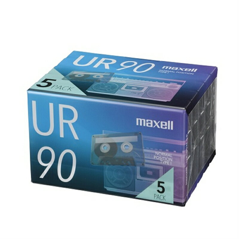 maxell（マクセル） カセットテープ UR-90N 5P