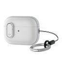 エレコム AirPods Pro (第2世代)用TOUGH SLIM Lockケース AVA-AP4TSLWH ホワイト
