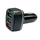 アークス 3ポートDC充電器QC+A2 X-304 ブラック