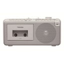 東芝(TOSHIBA) ラジオカセットレコーダー TY-XKR1(H) グレー