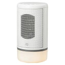 ユアサプライムス LED照明付きセラミックヒーター（人感センサー付き） YA-SL600DM(W) ホワイト