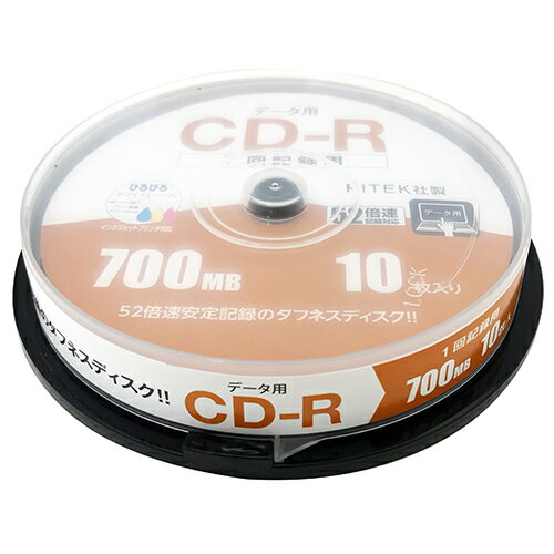 RITEK���� �ǡ�����CD��R��52��®��10�硡���ԥ�ɥ� RM-CD700R10SD