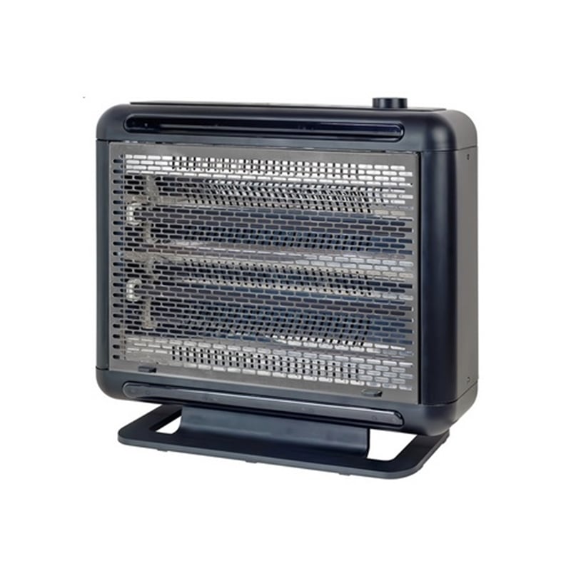 山善 ワイドハイブリッドヒーター DBW-SEJ12(AB) ブラック系