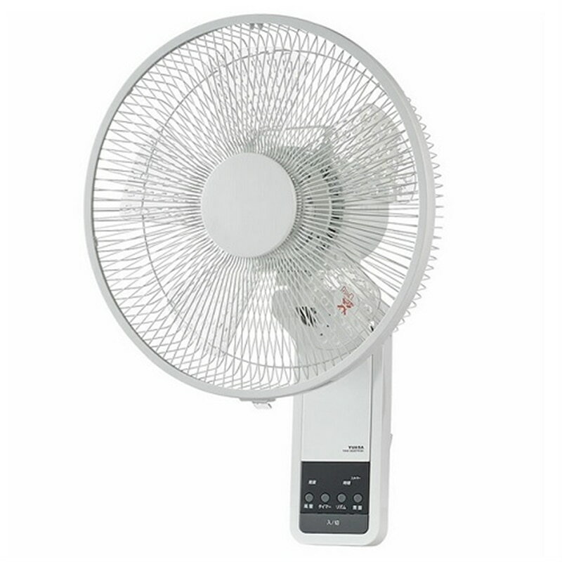 ユアサプライムス 壁掛扇（リモコン） YKW-380EFR(W) ホワイト
