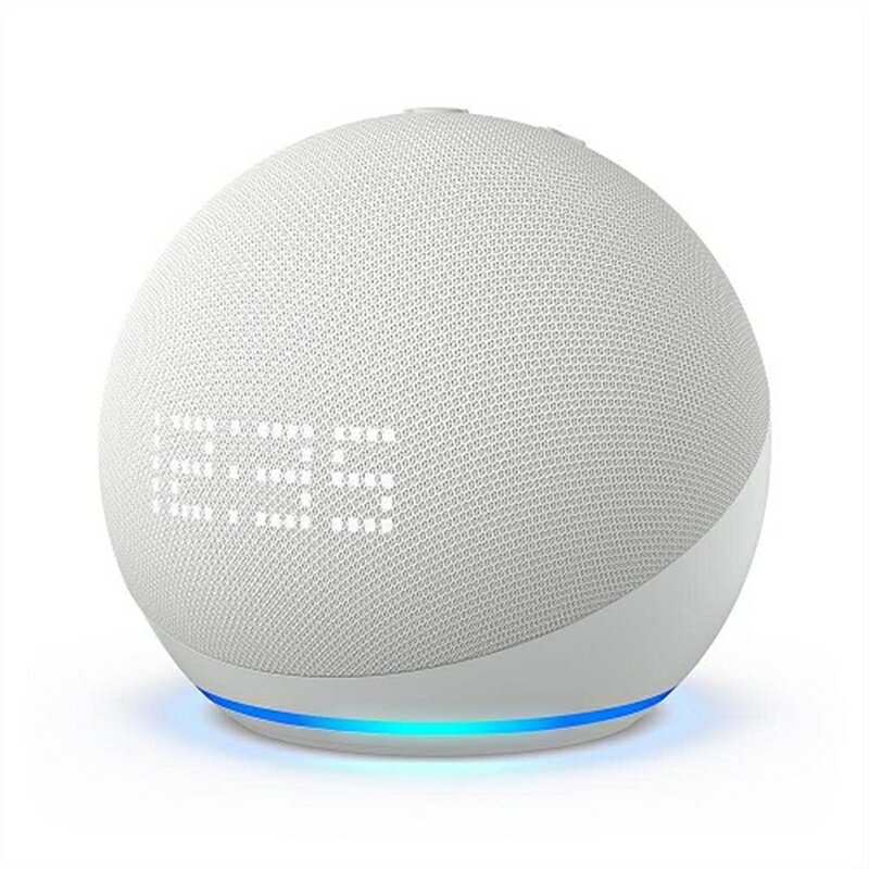 Amazon（アマゾン） Alexa搭載　Echo Dot with clock (エコードットウィズクロック) 第5世代 B09B9B49GT(EchoDot5th withclock GW) グ..