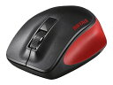 バッファロー(Buffalo) 無線マウス BSMBW300MRD レッド