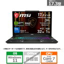 MSI(エムエスアイ) 17.3型ゲーミングノートパソコン Cyborg 17 B2RW CYBORG17B2RWFKG-6659JP オデッセイグレイ & スケルトン(2)