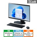 NEC LAVIE A23 A2365/GAB 23.8型オールインワンデスクトップPC PC-A2365GAB ファインブラック