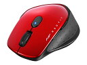 バッファロー(Buffalo) 無線 BlueLED 5ボタン マウス BSMBW510MRD レッド