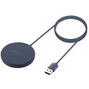 エレコム マグネット内蔵ケーブル一体型ワイヤレス充電器 W-MA01NV