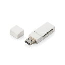 エレコム USB2.0対応メモリカードリーダ/スティックタイプ MR-D205WH ホワイト