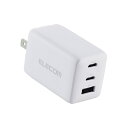 エレコム USB Power Delivery 67W AC充電器(C×2+A×1) MPA-AC10367WH ホワイト