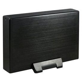 Ainex(アイネックス) USB3.0接続 UASP対応 3.5インチHDDケース HDE-08 ブラック(ヘアライン仕上げ)