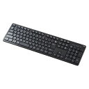 サンワサプライ ワイヤレス静音キーボード(2.4GHzワイヤレス・テンキーあり) SKB-WL37BK ブラック