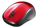 バッファロー(Buffalo) Bluetooth BlueLED 静音 3ボタンマウス BSMBB100RD レッド