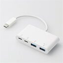 エレコム USB Type−Cコネクタ搭載USBハブ(PD対応) U3HC-A424P10WH ホワイト