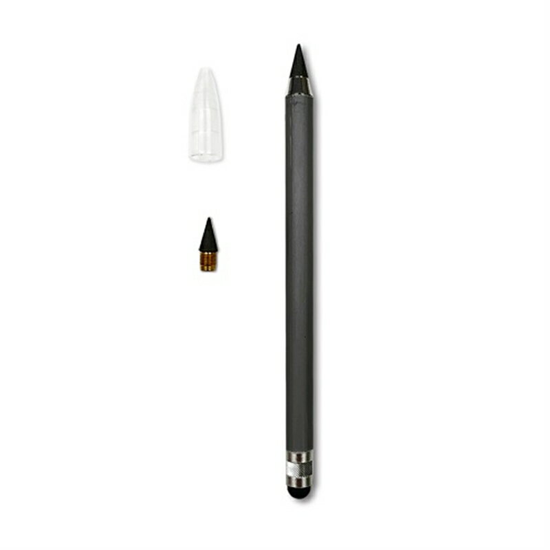 フェイム企画 メタルペンシル/削らない鉛筆/HB相当/タッチペン FMK-MPS2205BK ブラック