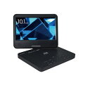 Qriom ポータブル ブルーレイディスクプレーヤー(10.1インチ) TMB-101C(B) ブラック 画面サイズ:10.1インチ