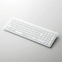 エレコム BTフルキーボード/薄型/マルチOS対応 TK-FBP101WH ホワイト