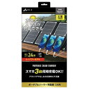 エアージェイ ポータブルソーラーパネル充電器 AJ-NSOLAR24W BK ブラック