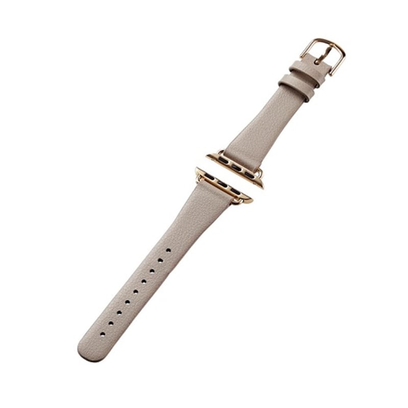 エレコム Apple Watch用 &me ソフトレザーバンド AW-41BDLJGB グレージュ