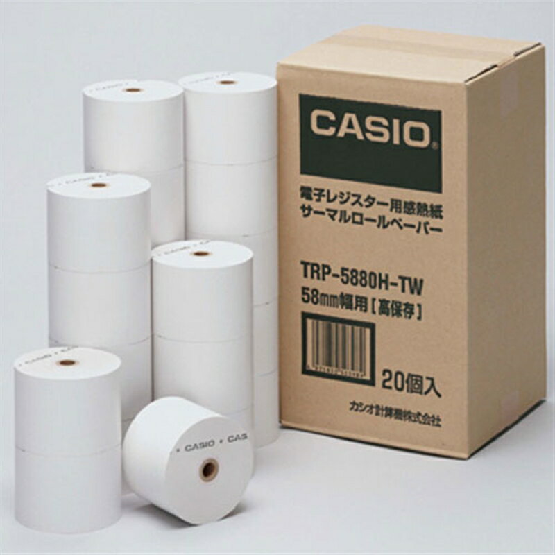 カシオ計算機 レジスター用紙 TRP-5880H-TW