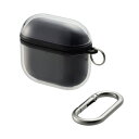 エレコム AirPods (第4世代)用 MUBRAIN ソフトケース エアバッグ AVA-AP06AIR2BK ブラック