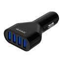 多摩電子工業 USBカーチャージャー9.6A 4ポート TK140UK ブラック