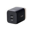 エレコム ILMF USB Power Delivery 65W キューブAC充電器 MPA-ACCP43BK-IL ブラック