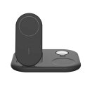 Belkin(ベルキン) BoostCharge Qi2 3-in-1 折りたたみ式ワイヤレス充電器 WIZ029dqBK ブラック
