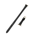 エレコム Apple Watch用 &me ソフトレザーバンド AW-41BDLWJGY チャコールグレー