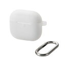 エレコム AirPods (第4世代)用 シリコンケース AVA-AP06SCCR クリア