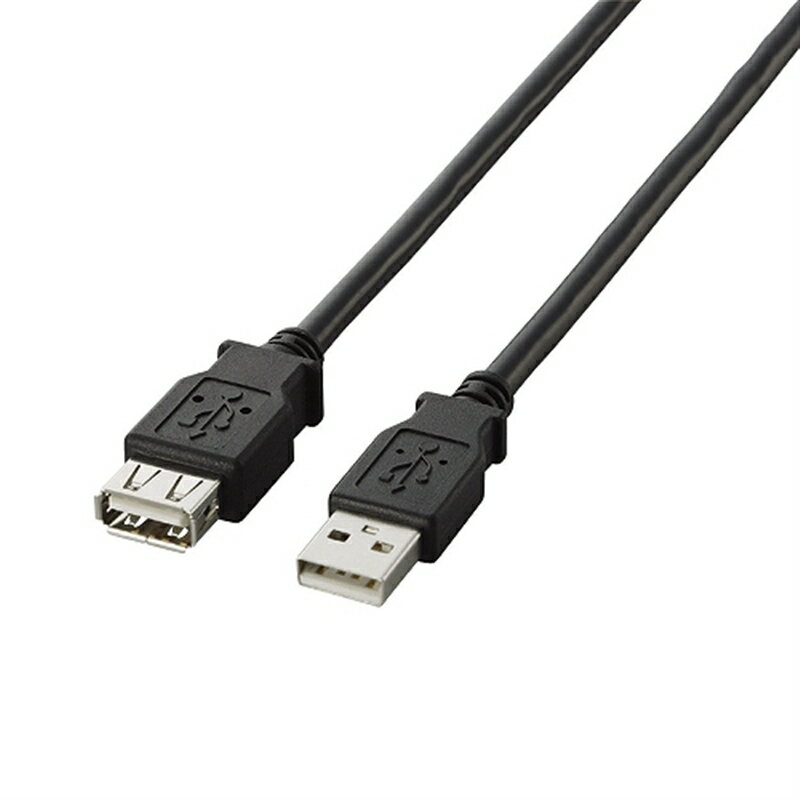 エレコム USB2．0延長ケーブル／A－Aメスタイプ／ノーマ
