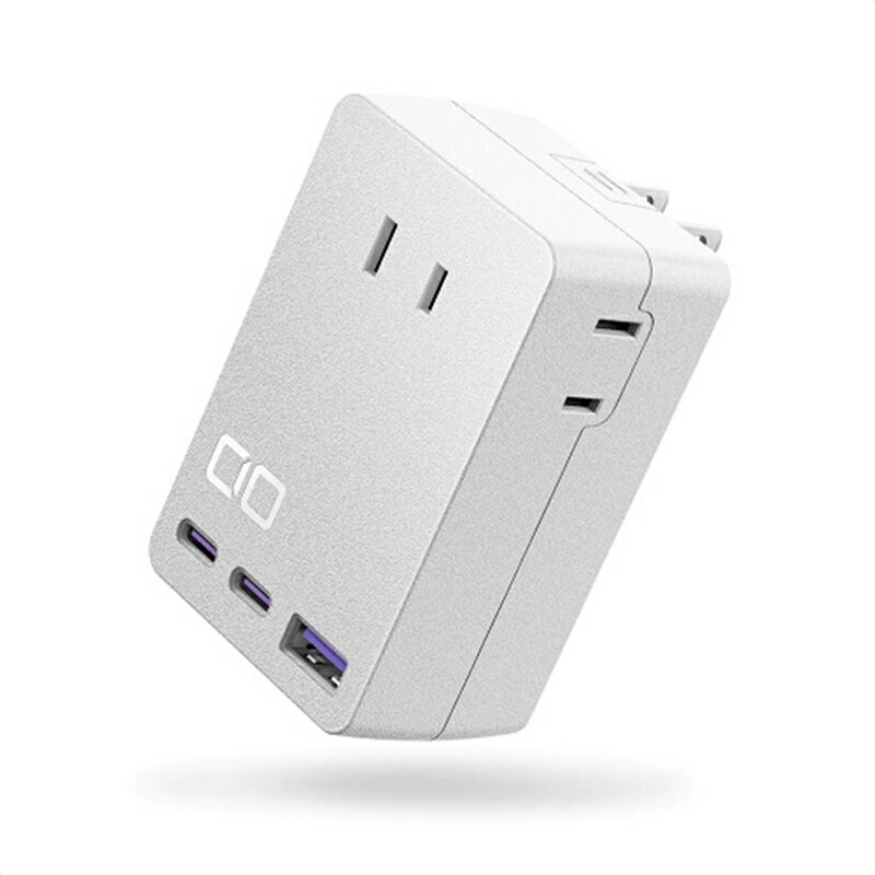 CIO 拡張電源タップ　Polaris CUBE WALL CIO-PC67W2C1A-AC3-WH ホワイト