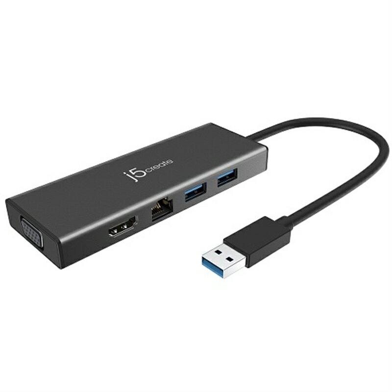 j5 create JUD323B USB 3.0 5-in-1 Mini Dock Black (for surface) JUD323B ブラック