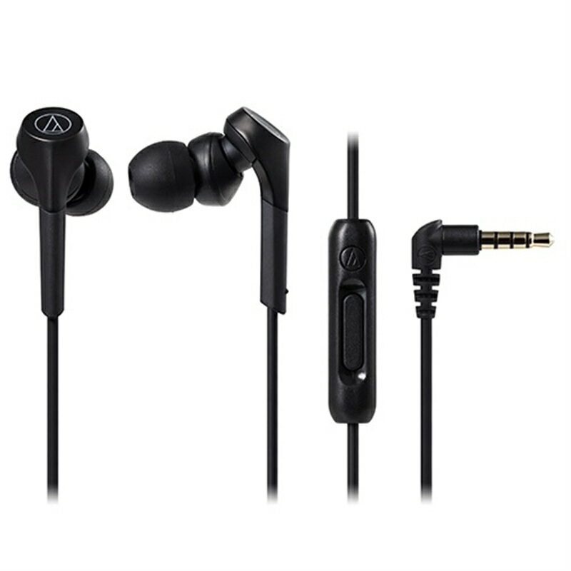 オーディオテクニカ インナーイヤーヘッドホン重低音タイプ ATH-CKS550XiS BK ブラック