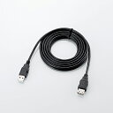エレコム エコUSB2.0延長ケーブル/A-Aメスタイプ/エコ/3m U2C-JE30BK ブラック