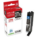 ジット Canon BCI-371XLBK 写真ブラック(大容量)対応 ジットリサイクルインクカートリッジ JIT-C371BXL ブラック