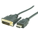 GOPPA HDMI DVI ケーブル 1m GP-HDDVI-10