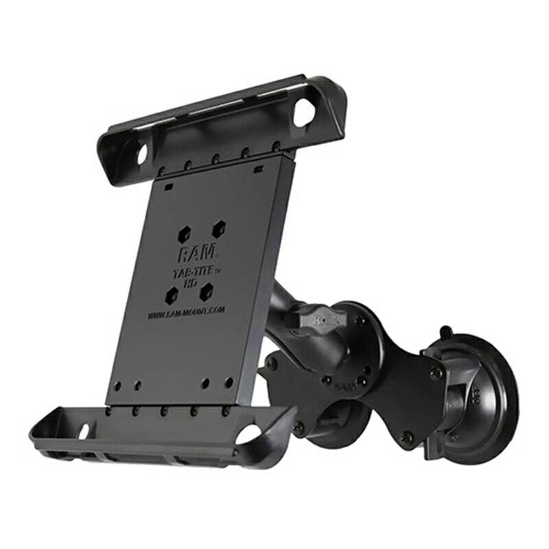 RAM MOUNTS（ラムマント） デュアル吸引マウント iPad 第1~4世代用 RAM-B189-TAB3 ブラック