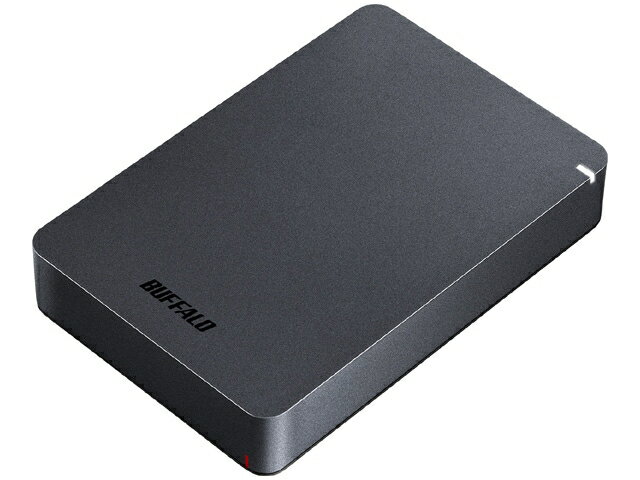 HD-PGF4.0U3-GBKA(ブラック) ポータブルHDD 4TB USB3.1(Gen1) /3.0/2.0接続 耐衝撃 HDPGF40U3GBKA