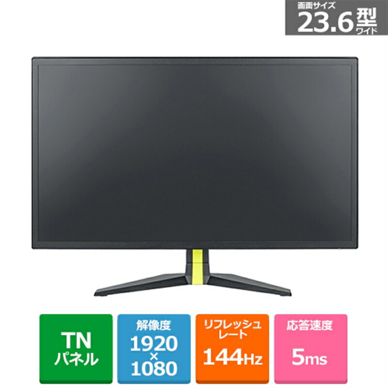 PRINCETON ULTRA PLUS 144Hzб23.6ߥ󥰱վǥץ쥤 PTFGSA-24W ֥å