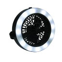 WINTECH 乾電池対応LEDランタン(ファン機能搭載) KCL-120BF ブラック