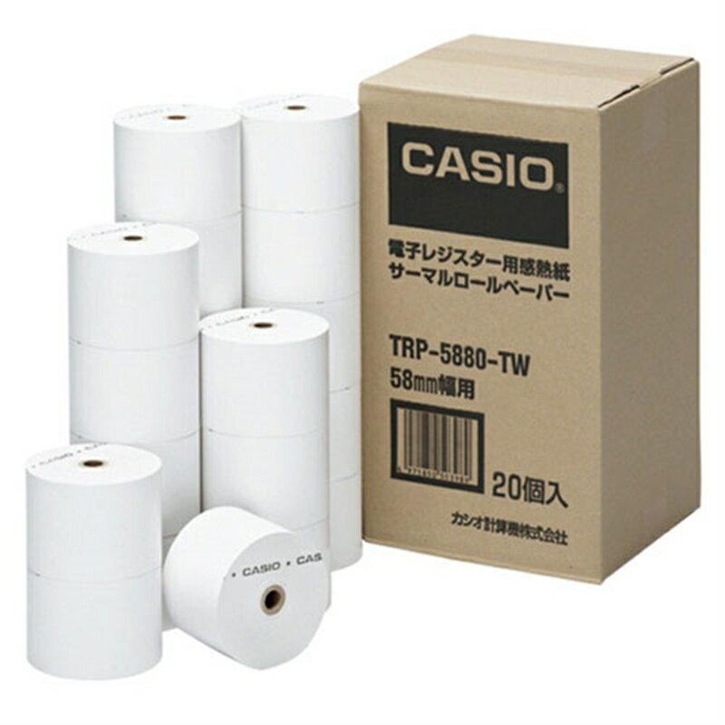 カシオ計算機 レジスター用紙 TRP-5880-TW