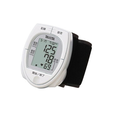 タニタ 手首血圧計（ケース付／単4×2本付） BP-E11-WH ホワイト